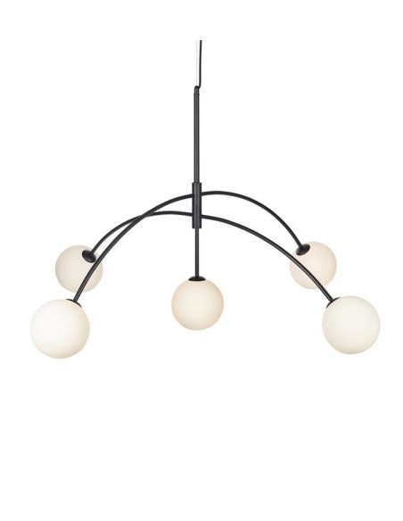 Suspension Heaven noire 5 points lumineux - Markslöjd Leluminaireled.com