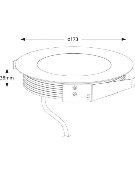 Encastré  de sol  led rond Flat I RGB - Deko Light Leluminaireled.com