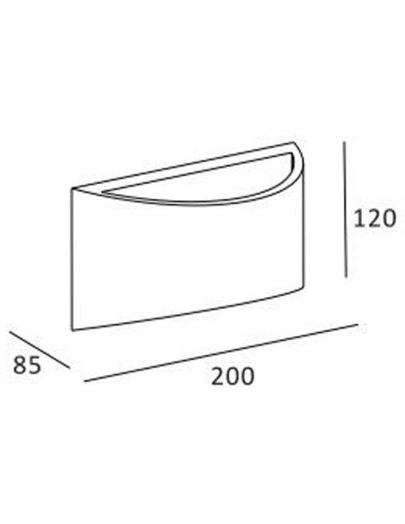 Applique intérieure Led béton Arianna II - Deko Light Leluminaireled.com