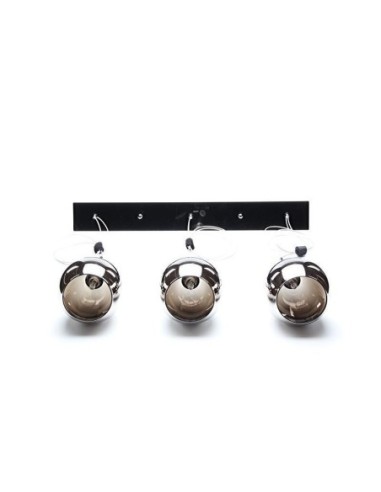 Suspension Led verre chromé Bunda 3 points lumineux - Deko Light Leluminaireled.com