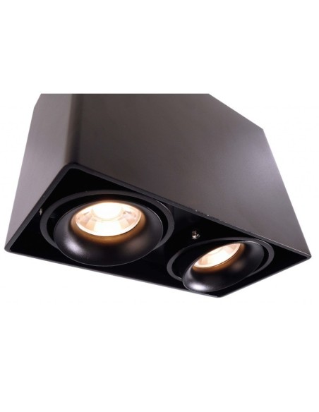 Plafonnier Led Mona II noir - Deko Light Leluminaireled.com