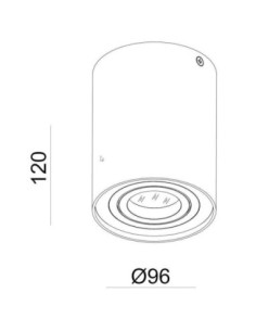 Plafonnier Led Bengala noir - Deko Light Leluminaireled.com 2