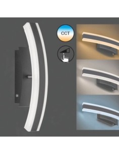 Applique Led variateur et CCT  noire  - Fisher & Honsel - Stiff TW Leluminaireled.com