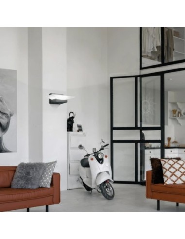 Applique Led variateur et CCT  noire  - Fisher & Honsel - Bowl TW Leluminaireled.com