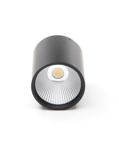 Plafonnier Led haute puissance  noir 4000K - Deko Light - Luna 30 Leluminaireled.com
