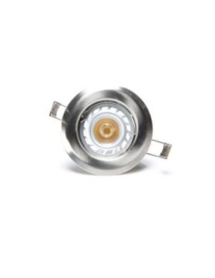 Support spot Led encastrable  rond alu brossé - Dekolight Leluminaireled.com 2