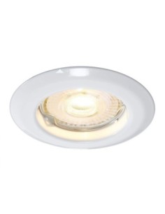 Support spot Led encastrable  rond blanc - Dekolight Leluminaireled.com