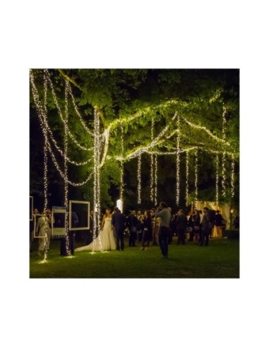 Guirlande lumineuse éclairage fixe  blanc chaud - Lotti Leluminaireled.com