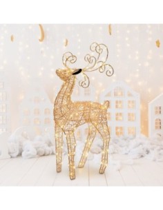 Renne décoratif lumineux éclairage fixe  blanc chaud - Lotti Leluminaireled.com 2