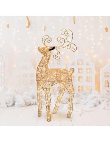Renne décoratif lumineux éclairage fixe  blanc chaud - Lotti Leluminaireled.com