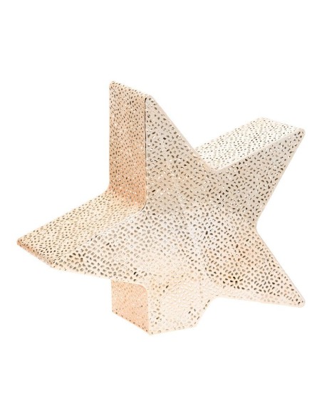 Etoile décorative lumineuse inclinée éclairage fixe diam 30cm blanc chaud - Lotti Leluminaireled.com
