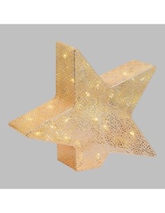 Etoile décorative lumineuse inclinée éclairage fixe diam 30cm blanc chaud - Lotti Leluminaireled.com 2