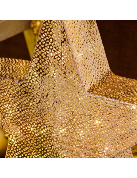 Etoile décorative lumineuse droite éclairage blanc chaud - Lotti Leluminaireled.com