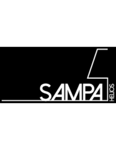 Lampadaire Led intérieur métal noir - Sampa Helios - Bloom Leluminaireled.com