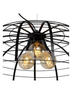 Suspension intérieure Led noire - Lucide - Elodie Leluminaireled.com 2