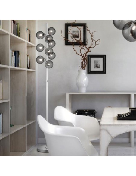 Lampadaire Led 9 lampes culot G9 - Trio - Alicia Leluminaireled.com