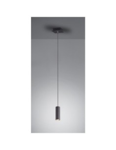 Suspension Led 1 lampe culot GU10 noir - Trio - Marley Leluminaireled.com