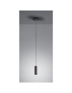 Suspension Led 1 lampe culot GU10 noir - Trio - Marley Leluminaireled.com 2
