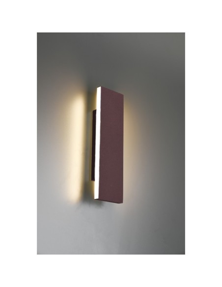 Applique  Led murale intérieure rouille 6W 2x600 lumens - Trio - Concha R Leluminaireled.com