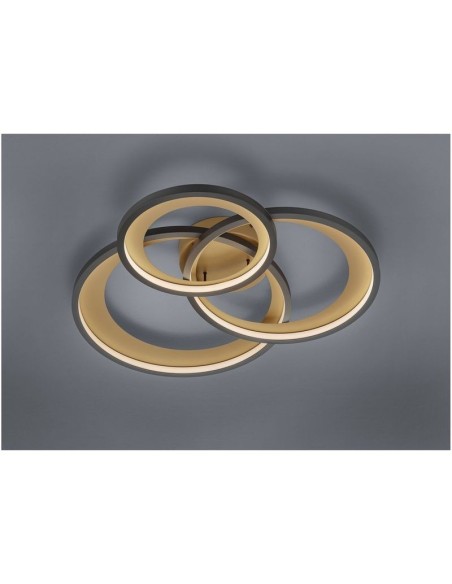 Plafonnier/applique Led intégrée luminosité variable - Trio - Granada III Leluminaireled.com