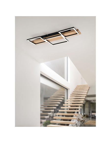 Plafonnier Led intégrée luminosité variable - Trio - Harper III Leluminaireled.com