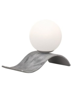 Lampe de table design culot E14 gris ancien - Trio - Lara Leluminaireled.com
