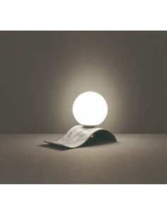 Lampe de table design culot E14 gris ancien - Trio - Lara Leluminaireled.com 2