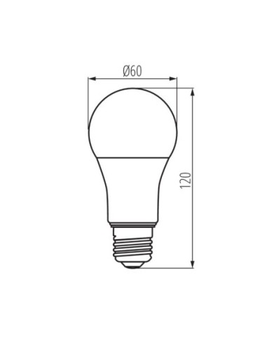 Ampoule Led E27 dimmable 14 W blanc chaud - Kanlux Leluminaireled.com