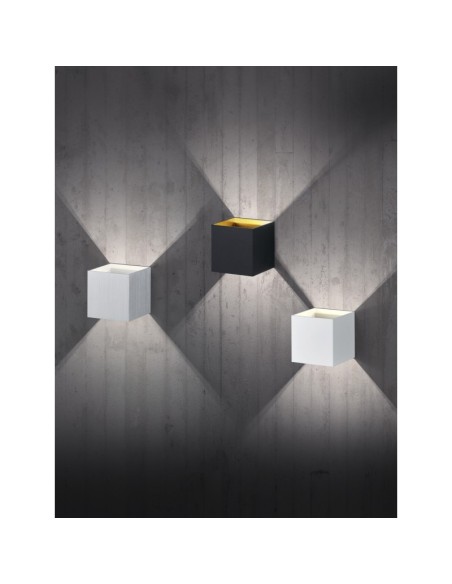 Applique  Led murale intérieure alu brossé éclairage haut/bas - Trio - Louis Leluminaireled.com