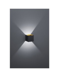 Applique  Led murale intérieure noire et dorée éclairage haut/bas - Trio - Louis Leluminaireled.com 2