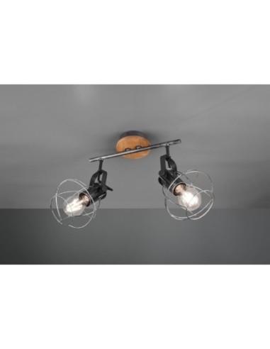 Plafonnier/applique Led 2 lampes culot E27 - Trio - Madras II Leluminaireled.com