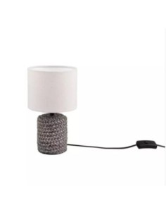 Lampe de table  culot E14 céramique abat-jour tissu- Trio - Mala Leluminaireled.com