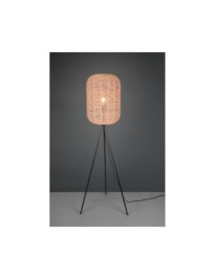 Lampadaire Led métal et sisal culot E27 - Trio - Runa Leluminaireled.com 2
