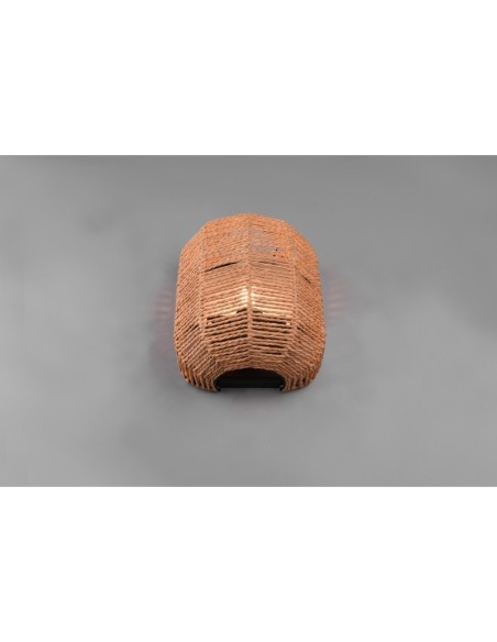 Applique murale Led métal et sisal culot E27 - Trio - Runa Leluminaireled.com