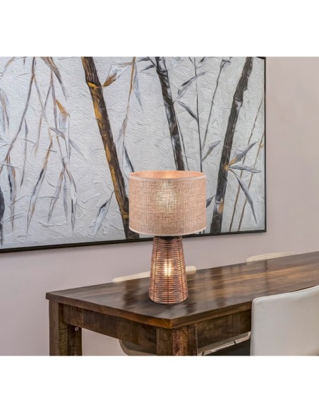 Lampe de table Led  culot E27 - Trio - Straw Leluminaireled.com