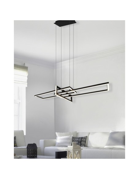 Suspension Led intégrée luminosité variable - Trio - Salinas Leluminaireled.com