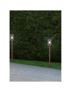 Borne extérieure rouille culot E27 - Trio - Tanaro Leluminaireled.com 2