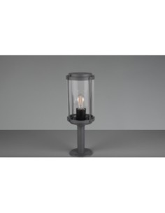 Potelet extérieur (tête de pilier) anthracite culot E27 - Trio - Tanaro Leluminaireled.com