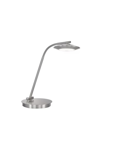 Lampe de table nickel intensité variable Led - Fischer & Honsel - Beta Zig Leluminaireled.com