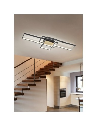 Plafonnier/applique Led intégrée luminosité variable - Trio - Tucson Leluminaireled.com