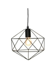 Suspension Led intérieure métal noire - Sampa Helios - Vega Leluminaireled.com