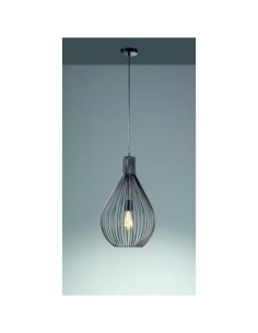 Suspension intérieure métal filaire noire - Fischer & Honsel - Benett Leluminaireled.com 2