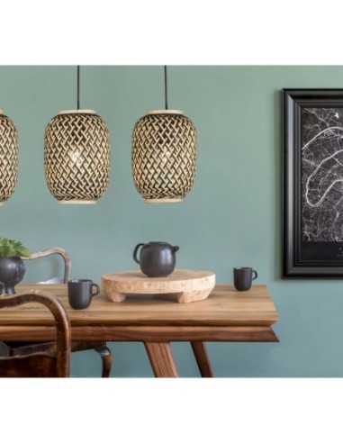 Suspension Led 3 lampes  - Fischer & Honsel - Hummel Leluminaireled.com