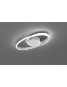 Plafonnier Led design blanc éclairage blanc chaud - Fisher & Honsel - Yade Leluminaireled.com 2