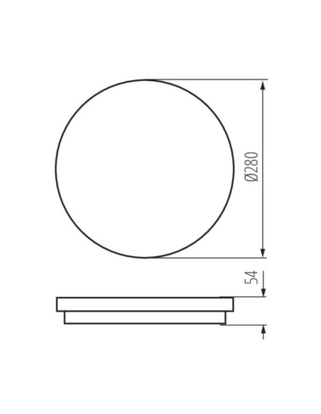 Plafonnier/applique Led intérieur/extérieur IP 65 - Kanlux - Stivi Leluminaireled.com