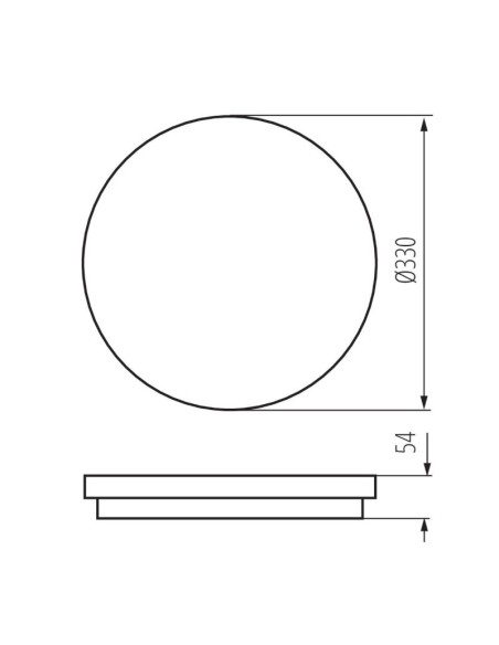 Plafonnier/applique Led intérieur/extérieur IP 65 - Kanlux - Stivi Leluminaireled.com