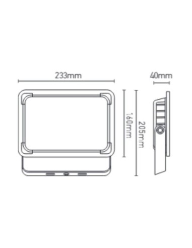 Projecteur  Led usage intensif CCT 50W - Girard-Sudron - Ceylan Leluminaireled.com