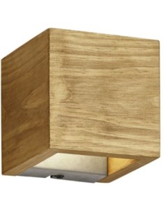 Applique  Led murale intérieure bois carrée - Trio - Brad Leluminaireled.com
