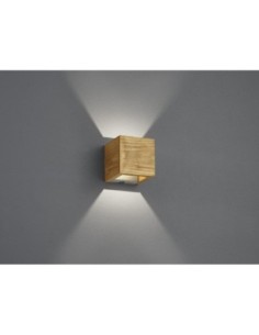 Applique  Led murale intérieure bois carrée - Trio - Brad Leluminaireled.com 2
