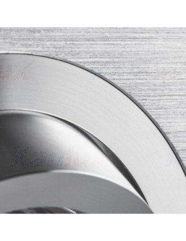 Support  spot Led rond encastrable orientable Design  alu brossé - Kanlux - Seidy Leluminaireled.com